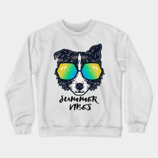 Summer Vibes Dog Crewneck Sweatshirt